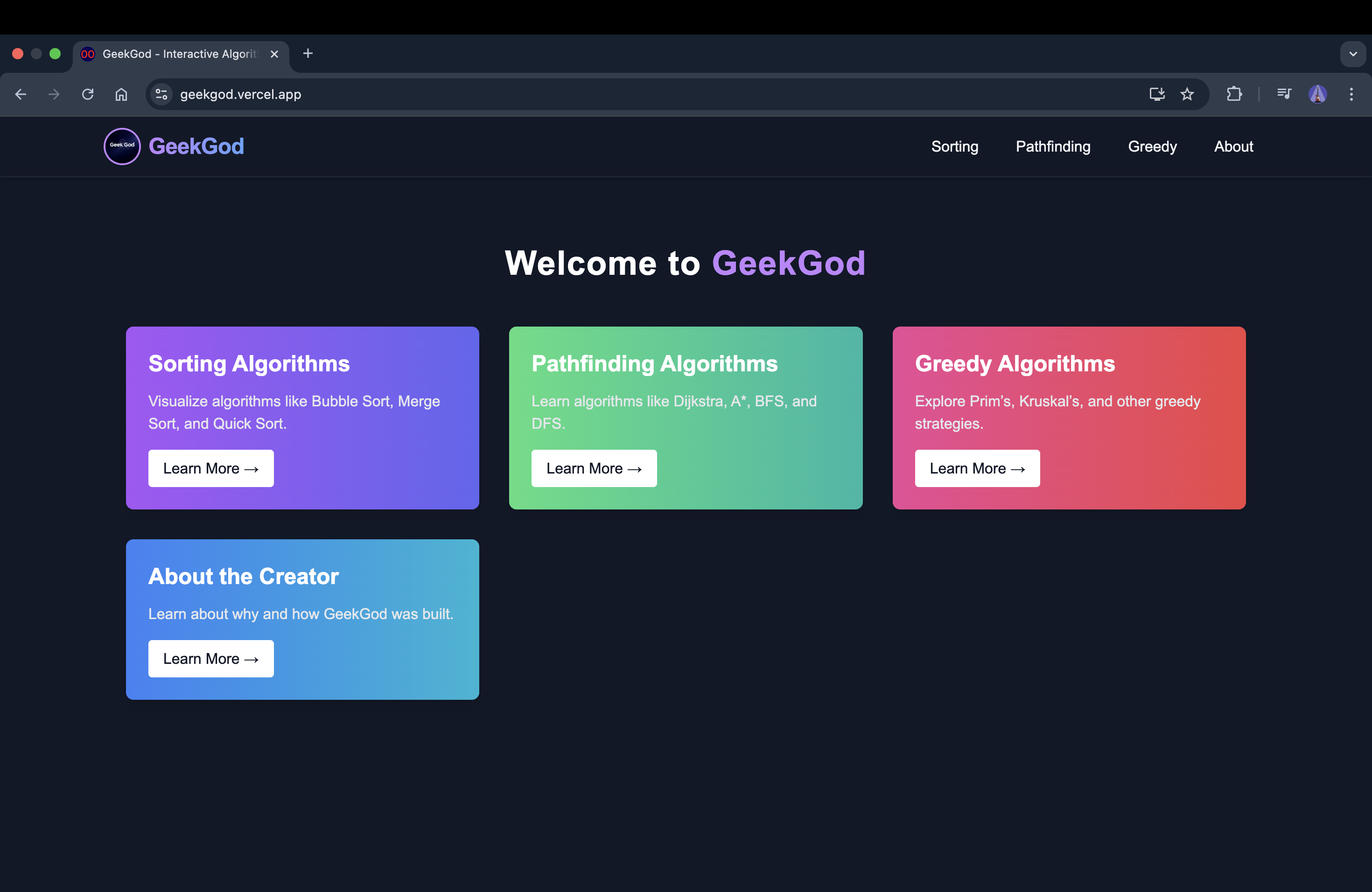 GeekGod project